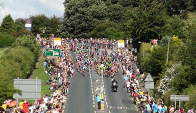1. Tour de France passing Wormald Green 16.30  July 5th 2014  R Towers